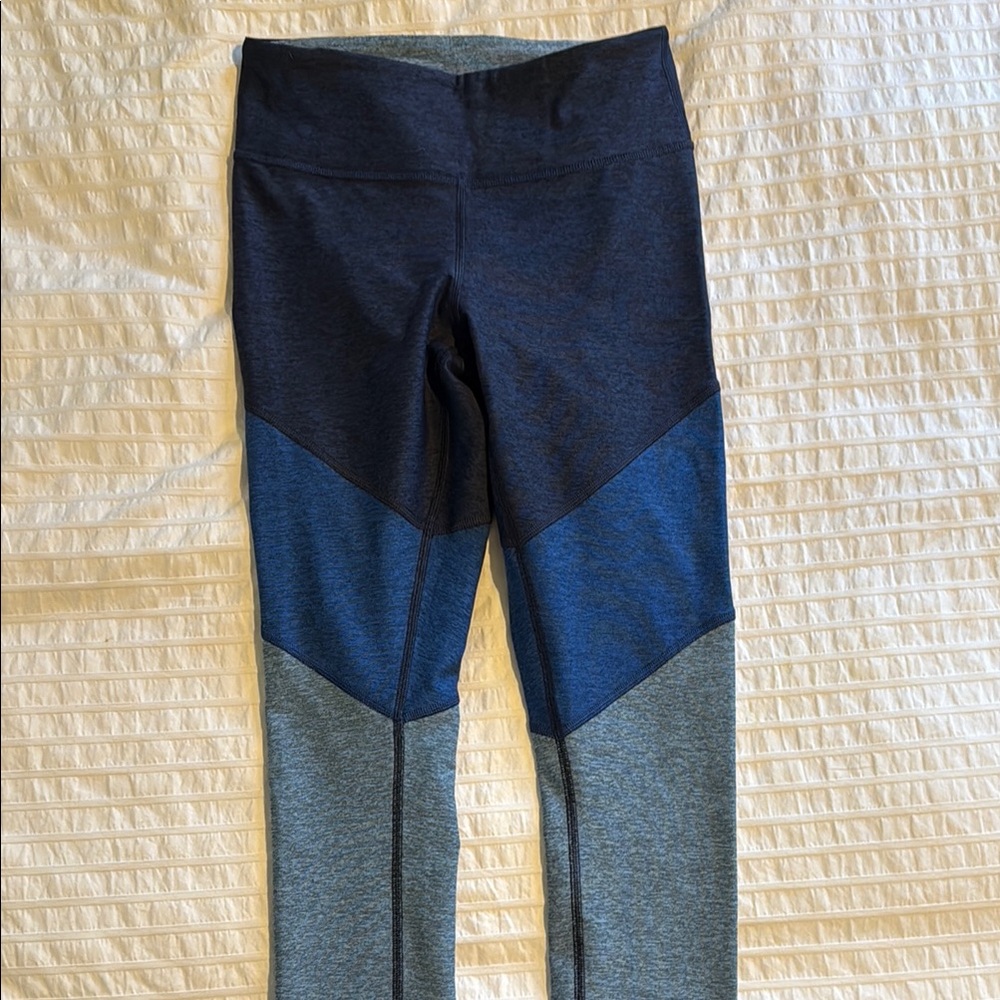 Outdoor Voices Colorblock Leggings - Navy and Blue